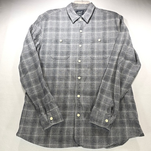 Grayers Other - Grayers Heritage Flannels Mens XL Grey Plaid 100% Cotton Button Down Shirt